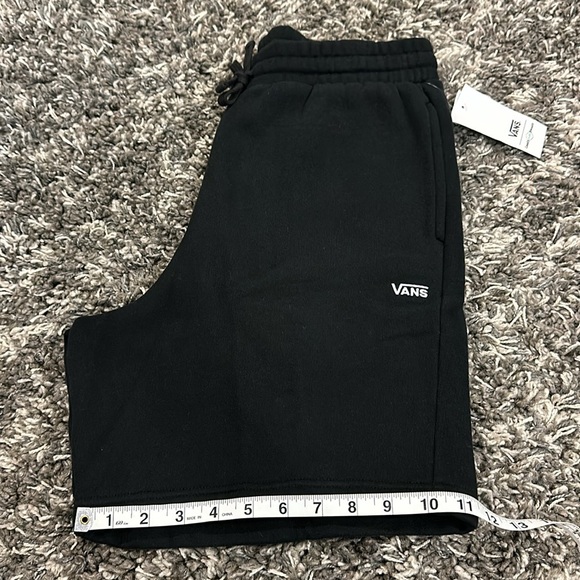 New VANS Comfy Cush Relaxed Fleece Sweat Shorts in Black - Picture 7 of 13